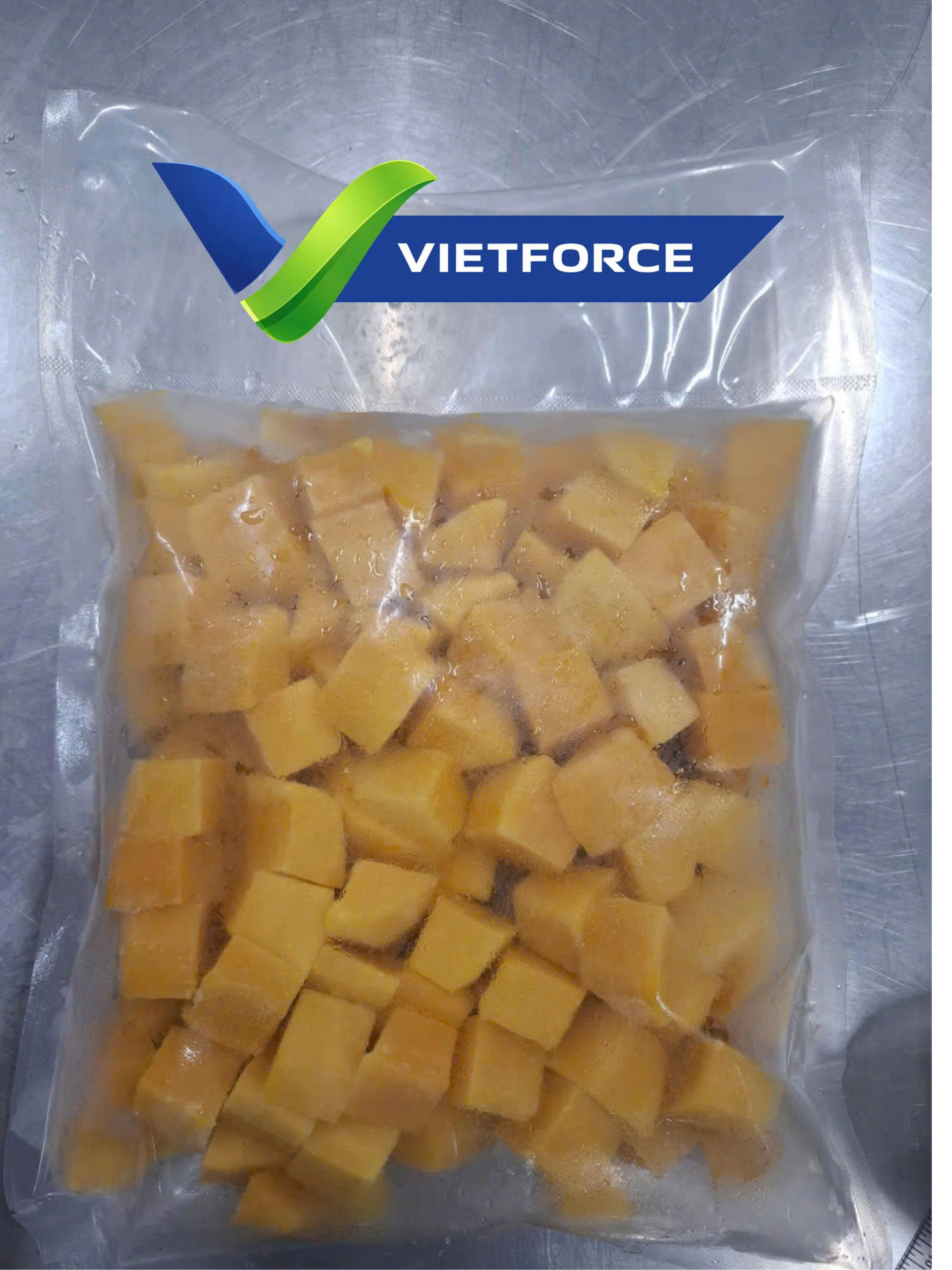 XOÀI KEO CẮT DICE ĐÔNG LẠNH 20x20mm/   FROZEN DICED KEITT MANGO (20 × 20 mm)